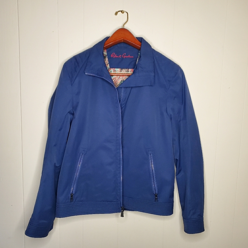 Robert Graham jacket with paisley liner size 40